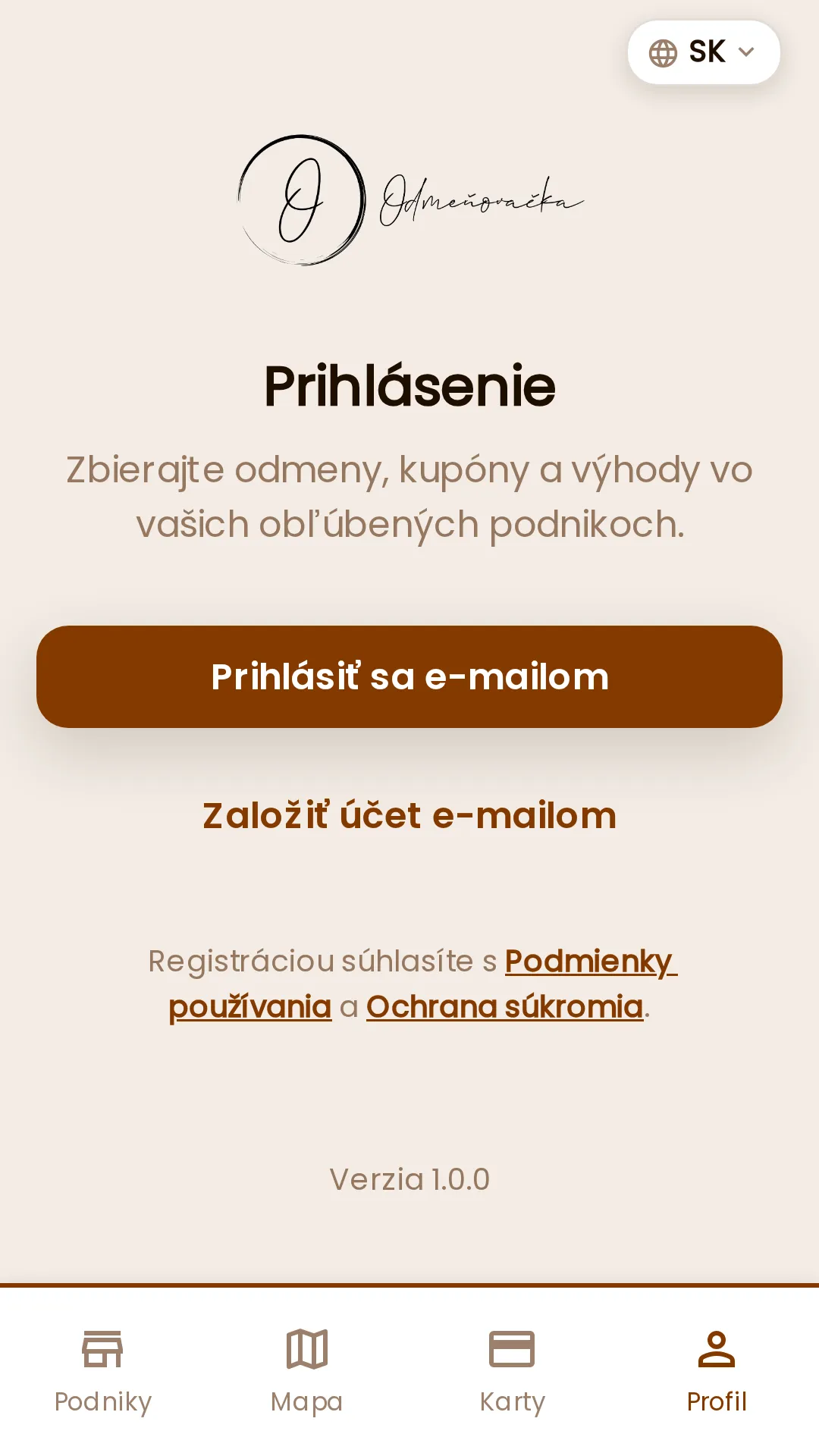 Přihlášení